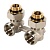 Узел нижнего подключения Royal Thermo угловой 1/2"х3/4"EK RTE 07.00002А