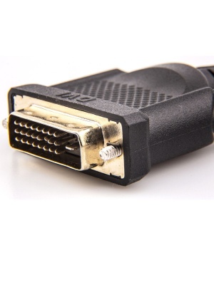 Кабель HDMI AM/DVI(24+1)M, 10м, CU, 1080P@60Hz, 2F, VCOM <CG484GD-10M> VCOM HDMI (m) - DVI-D (m) (CG484GD-10M)