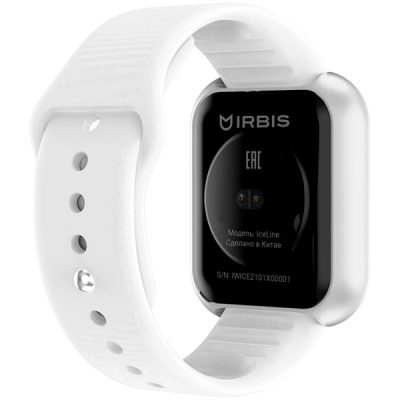 Фитнес-браслет IRBIS Iceline White HS6620C Display: 1.3inch TFT color screen Touch type: single point touch Battery: 150mAh Color White (Iceline_W)