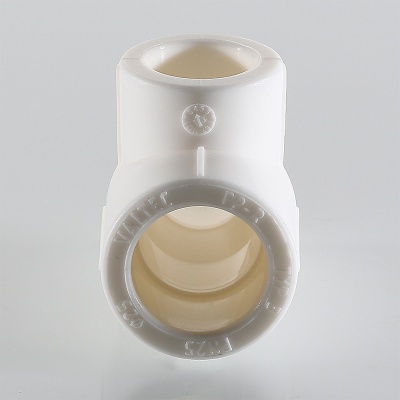 Тройник переходной 32x20x32 мм полипропиленовый PPR белый