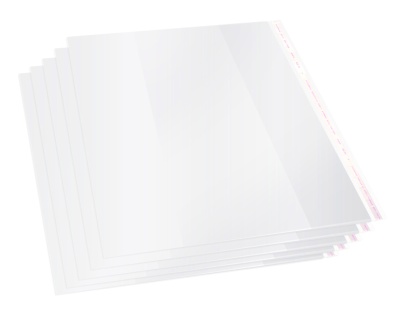 Обложка Silwerhof 382155 Монстрики для учебника с липк.сл. (набор 5шт) ПП 70мкм гладкая прозр. 280х450мм