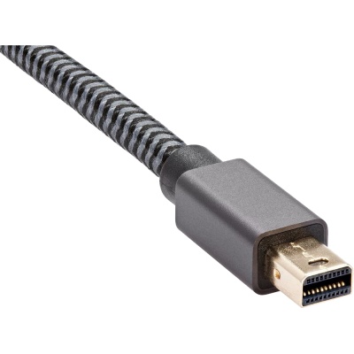 Кабель miniDisplayPort M-> HDMI M 4K@60Hz 1.8m Telecom,оплетка (TA562M-1.8M) VCOM Кабель-переходник Telecom Mini DisplayPort M/HDMI M (TA562M-1.8M)