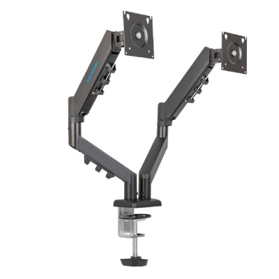 Кронштейн для мониторов ЖК Kromax OFFICE-14 черный 15"-32" макс.10кг настольный поворот и наклон