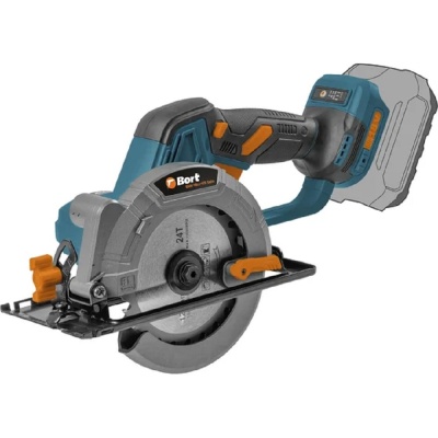 Bort BHK-18LI-125 SOLO ПИЛА ЦИРКУЛЯРНАЯ АККУМУЛЯТОРНАЯ [93418354] { БЕЗ АКБ И ЗУ, АКБ Makita 18V LXT, 1200 Вт, 10800 об/мин, диск 125 мм, 22 мм, 2 кг, аксессуаров 2 шт }