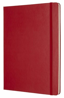 Блокнот Moleskine CLASSIC QP090F2 XLarge 190х250мм 192стр. линейка твердая обложка красный