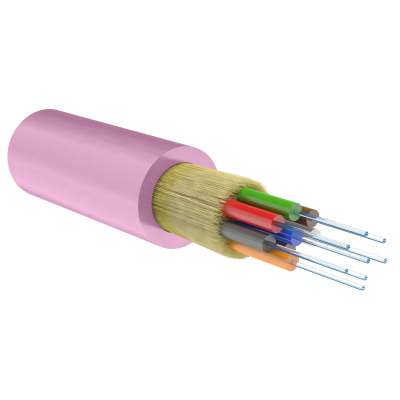 Кабель оптический Alpha Mile Distribution, 08 волокон OM4, LSZH нг(A)-HFLTx