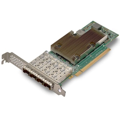Сетевой адаптер Broadcom NetXtreme P425G (BCM957504-P425G)   4x25GbE (25/10GbE), PCIe 4.0 x16, SFP28, BCM57504, Ethernet Adapter