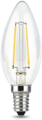 Лампа филам. Gauss 9Вт цок.:E14 свеча 220B 4100K св.свеч.бел.ней. C37 (упак.:10шт) (103801209)
