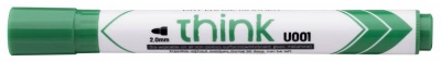 Маркер для досок Deli EU00150 Think круглый пиш. наконечник 2мм зеленый