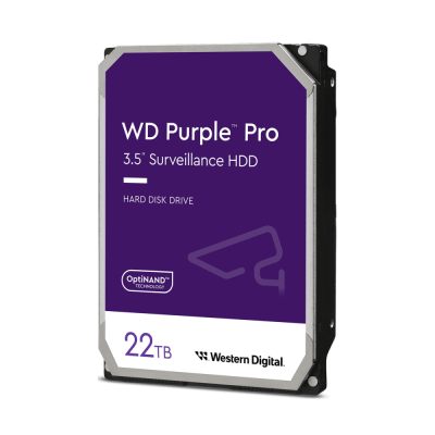 Жесткий диск Western Digital Purple PRO WD181PURP 22TB 3.5" 7200 RPM 512MB SATA-III All Frame AI для систем видеонаблюдения