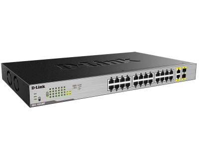 Коммутатор D-Link DGS-1026MP/A1A 24G 24PoE неуправляемый