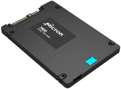 Накопитель SSD PCIE 3.84TB 7400 PRO MTFDKCB3T8TDZ-1AZ1ZABYYR U.3 NVMe 6600/3500 1DWPD MICRON