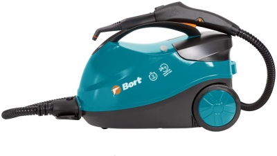 Пароочиститель напольный Bort BDR-2500-RR 2200Вт бирюзовый/черный