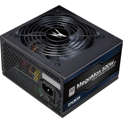 Блок питания Zalman ZM500-TXII (V2), 500W, ATX12V v2.31, APFC, 12cm Fan, 80+ 230V EU, Retail (ZM500-TXII (V2))