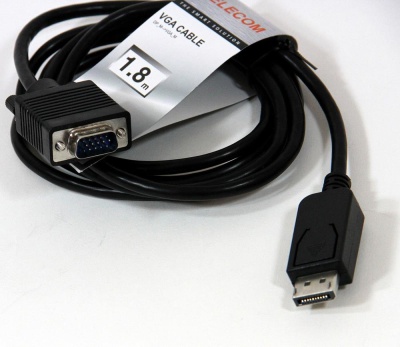 Telecom Кабель-переходник (TA669-1.8M) DP --> VGA M/M 1,8м [6926123463505]
