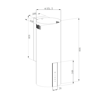 Вытяжка KORTING Korting KHC 35969 DN Cylinder