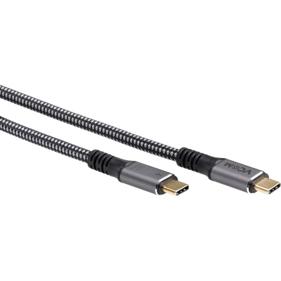 Кабель USB4 TypeC(M)--TypeC(M), 5K@60Hz, 40GBps, PD 240W, 5A, VCOM, 1.2м <CU541M-1.2M> Кабель VCOM USB Type-C M/USB Type-C M (CU541M-1.2M)