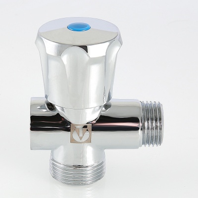 Вентиль-тройник 1/2'x3/4'x1/2' для подключения санитарных приборов