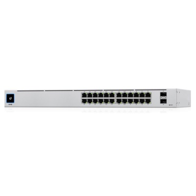 Коммутатор Ubiquiti USW-24-POE 2SFP+ 95W управляемый