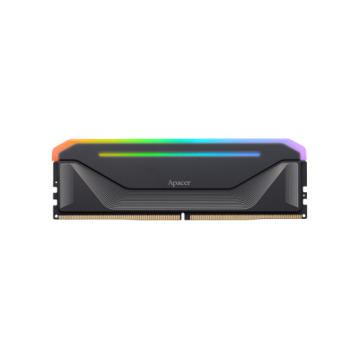 Модуль памяти Apacer DDR5  16GB  6000MHz DIMM NOX RGB Black Gaming Memory CL38 1.35V (Retail) 2048*8  Heat Sink (Retail) 3 years (AH5U16G60C622NBAA-1)