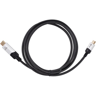 Кабель-переходник miniDisplayPort M-> HDMI M 4K@60Hz 1.8m VCOM (CG615M-1.8M) Кабель-переходник VCOM Mini DisplayPort M/HDMI M (CG615M-1.8)