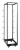 Стойка двухрамная Lanmaster TWT-RACK2-42U-LT-ADJ 42U 600ммX1020мм 360кг черный