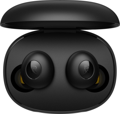 Гарнитура вкладыши Realme Buds Q (RMA215) черный беспроводные bluetooth в ушной раковине (4812229)