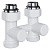 Узел нижнего подключения Royal Thermo Design прямой 1/2"х3/4" EK (белый)
