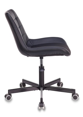 Кресло Бюрократ CH-350M черный искусст.кожа/ткань крестовина металл