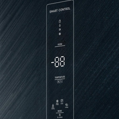 Холодильник Бирюса SBS 541 TBG черный двухкамерный 343/198 л морозилка слева, NoFrost, Side-by-side