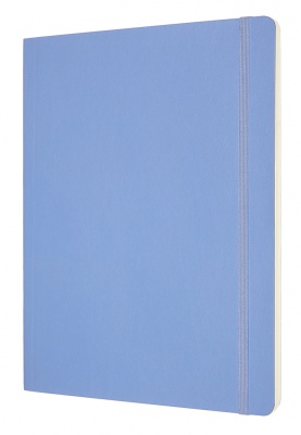 Блокнот Moleskine CLASSIC SOFT QP623B42 XLarge 190х250мм 192стр. нелинованный мягкая обложка голубая гортензия