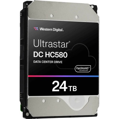 Жесткий диск серверный Western Digital 3.5" 24TB Ultrastar DC HC580 7200RPM SATA3 6Gb/s and 512MB Cache