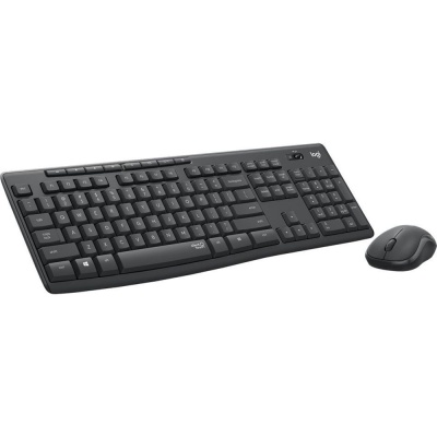 Клавиатура + мышь Logitech MK295 Silent Wireless Combo клав:черный мышь:черный USB беспроводная