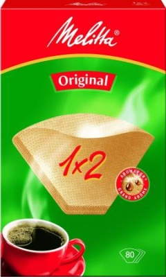 Фильтры для кофе для кофеварок капельного типа Filtero №2 коричневый (упак.:80шт)