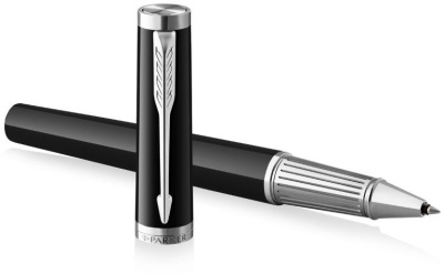 Ручка роллер Parker Ingenuity Core T570 (2181996) Black CT F черн. черн. подар.кор.