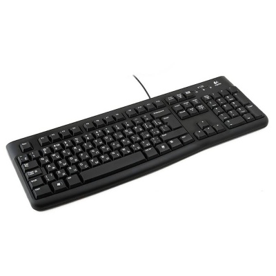 Logitech Клавиатура проводная K120 For Business, 104 кл., USB, чёрный, RUS.